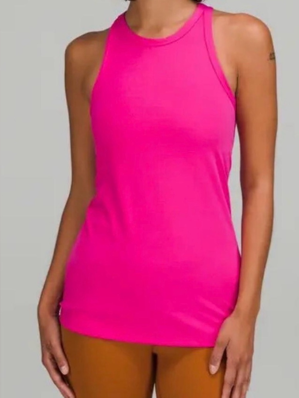 Lululemon sonic pink align waist length tank